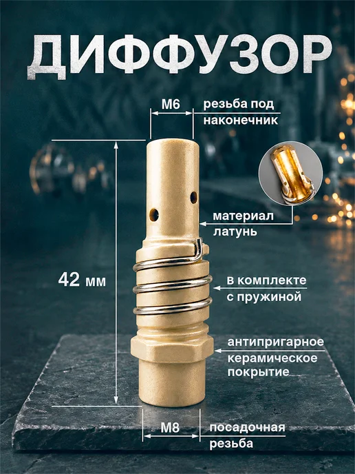 Комплект для полуавтомата №1 1.0мм с керамическим покрытием, 8 шт, фото 7