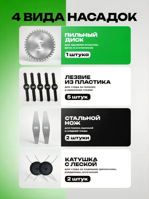 tetapoint Триммер садовый аккумуляторный для травы, вариант, фото 6