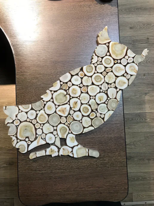 МожМастер Панно из можжевельника "Сова", 60*54 см, 60x54 см, фото 2