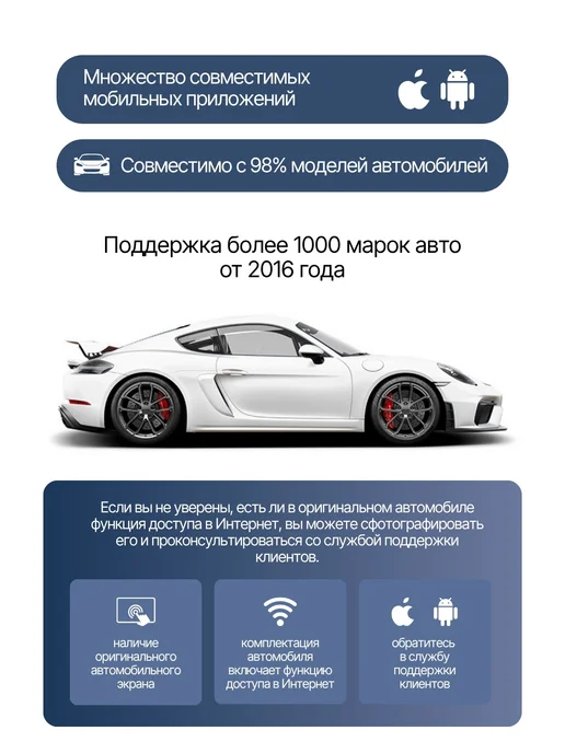 ABgoods Беспроводной адаптер 2в1 Carplay Android auto 3.1, 3.1.1, фото 7