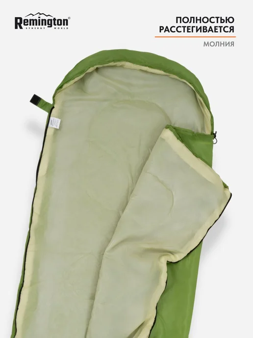 REMINGTON synergy world Спальный мешок Remington Comfortable 500 Green, зеленый, фото 8