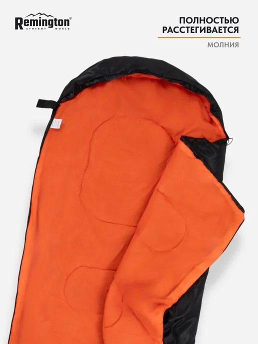 REMINGTON synergy world Спальный мешок Remington Comfortable 200 Black, черный, фото 8