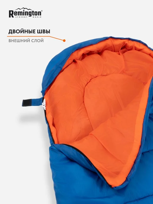 REMINGTON synergy world Спальный мешок Remington Comfortable 300 Blue, синий, фото 7