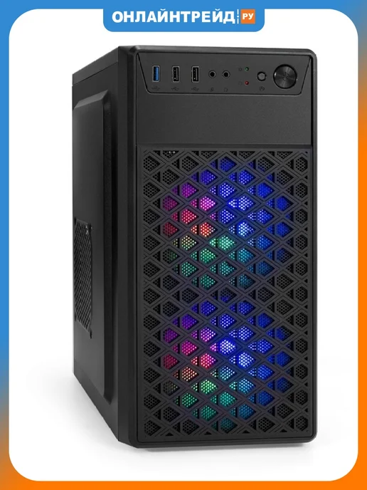 EXEGATE Корпус Minitower mEVO-7803, черный