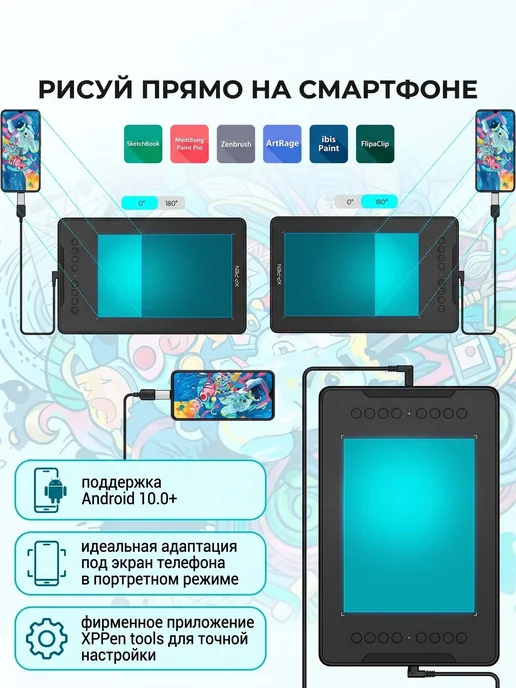 Графический планшет для рисования Deco 01 V3, вариант, фото 7