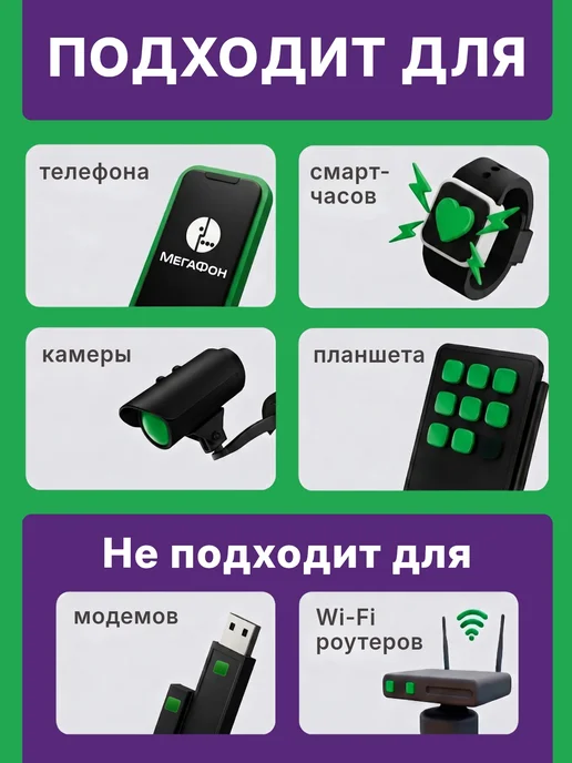 МегаФон Сим-карта безлимитный интернет, вариант, фото 4