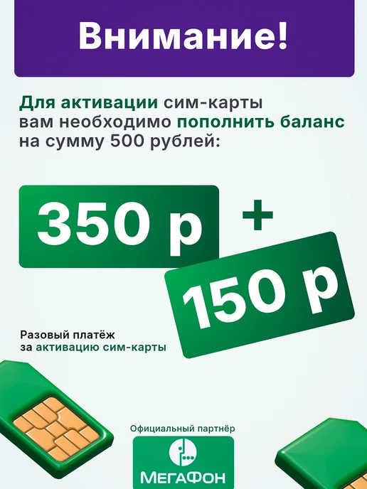 МегаФон Сим-карта безлимитный интернет, вариант, фото 5