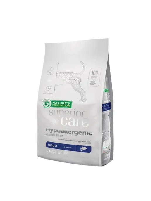 Сухой корм Nature’s Protection Hypoallergenic для собак, беззерновой, 1,5 кг, фото 2