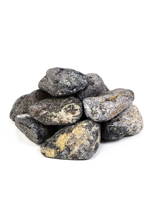 Миробилия Камни для бани Хромит 10 кг обвалованные фракция 7-15 см, 10 кг