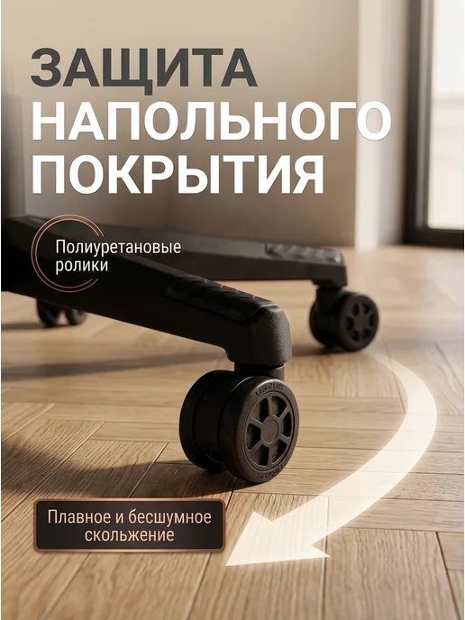 URZUS Кресло компьютерное игровое Сitadel Black, черный, фото 5