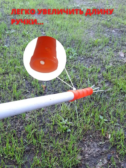 0'Lyas garden Рыхлитель садовый ручной для грунта, почвы, разрыхлитель, серый, фото 3