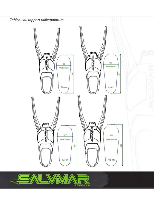 Salvimar Ласты SPEEDER HD MILITARY GREEN, повышенная жесткость, зеленый, фото 8