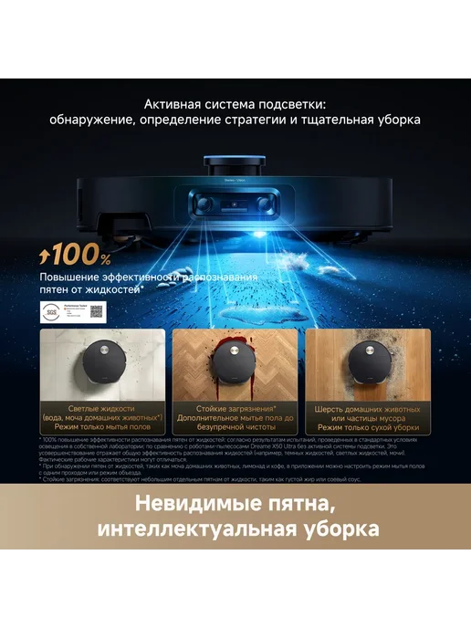 Dreame Робот-пылесос X60 Master, черный, фото 8