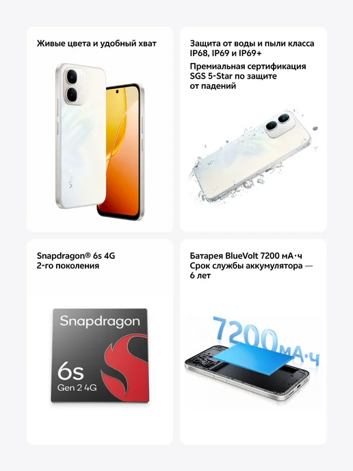 Смартфон vivo Y31D 7/128 ГБ, серый, фото 2