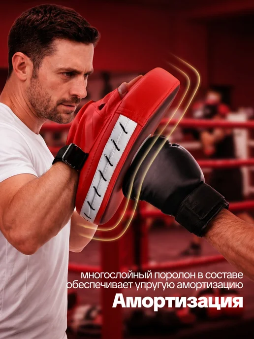 Drakon IRG Лапы боксерские 2 шт для тхэквондо и единоборств, 2 шт, фото 4