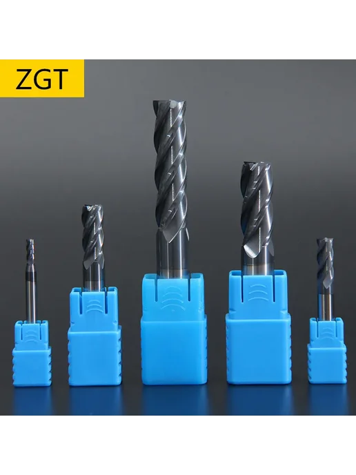 ZGT Концевая фреза HRC50 4-зубая 14x14Dx150L, 100 л