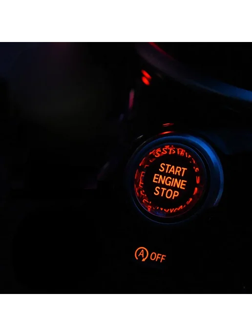 angelguoguo Кнопка Start Stop серебристая для BMW A Model, серебристый, фото 7