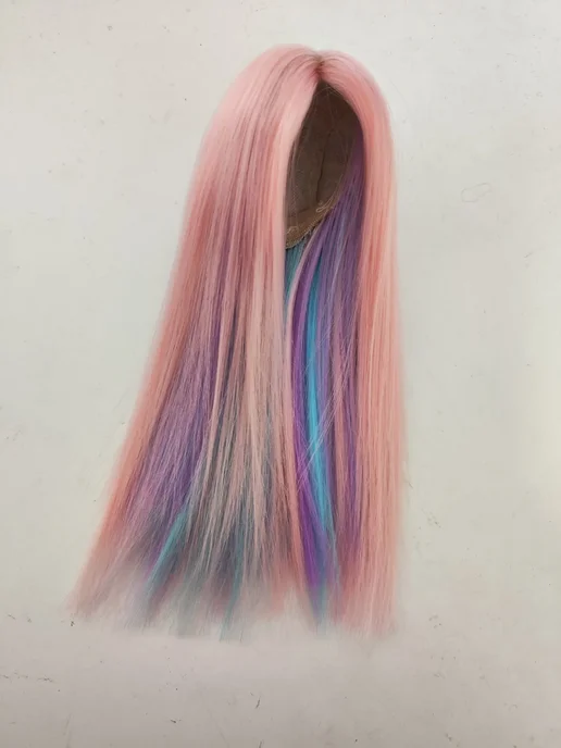 Нет бренда Парик для куклы BJD, цвет 16 colourful, вариант