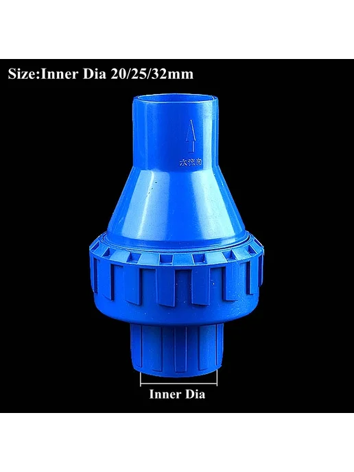 SgooHan Обратный клапан из ПВХ White Inner Dia 20mm, белый