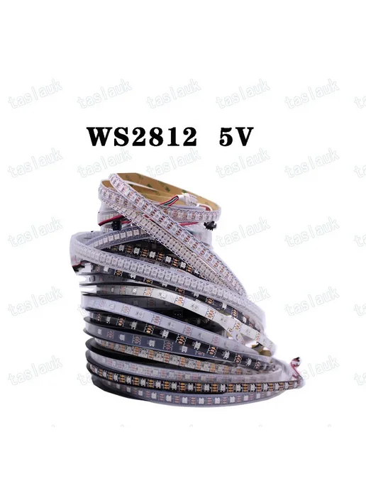 taslauk Светодиодная лента WS2815 12V, White PCB, 5m, 60W, IP30, 60 Вт, фото 4