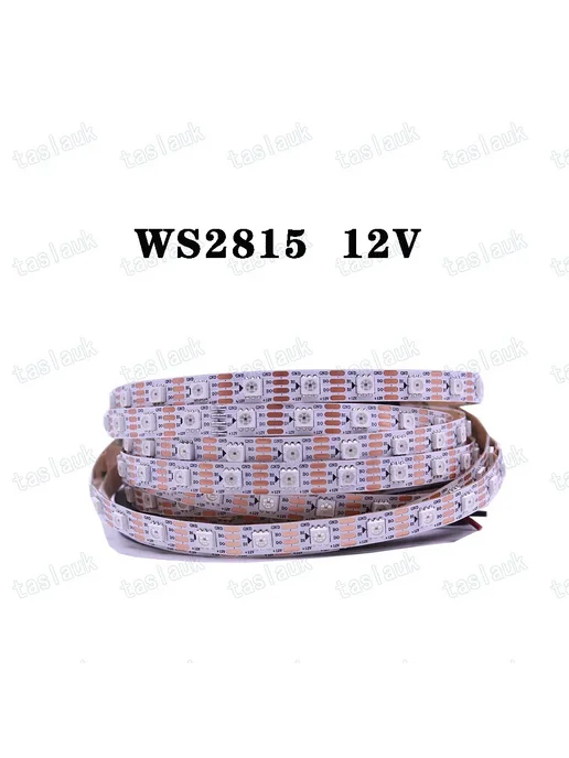 taslauk Светодиодная лента WS2815 12V, White PCB, 5m, 60W, IP30, 60 Вт, фото 6