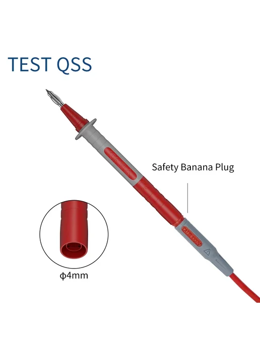 TEST QSS Щупы для мультиметра QSS Q.30044 2 шт, 2 шт, фото 6