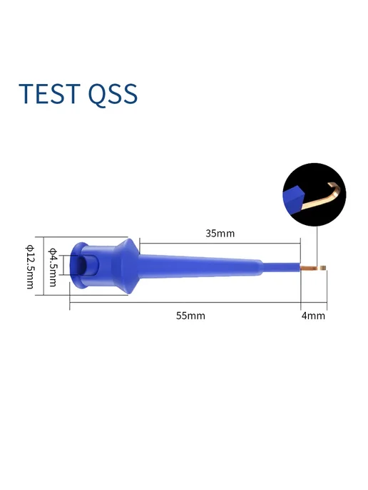 TEST QSS Мини-грабберы для мультиметра 10 шт, 10 шт, фото 6