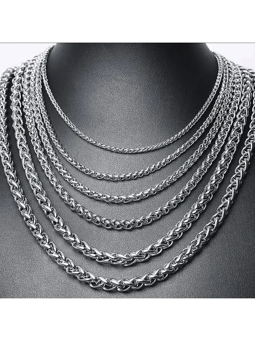 Нет бренда Цепочка из нержавеющей стали 316L, 70 см, 3mm wide, 316 л
