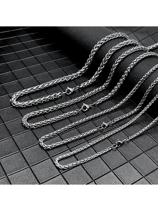 Нет бренда Цепочка из нержавеющей стали 316L, 70 см, 3mm wide, 316 л, фото 4