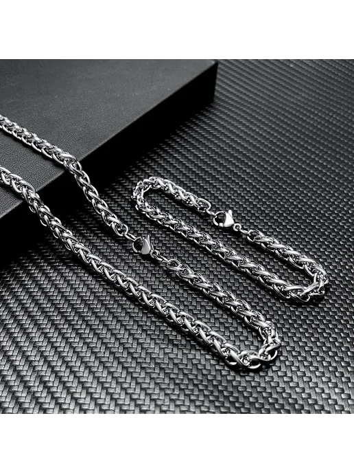 Нет бренда Цепочка из нержавеющей стали 316L, 70 см, 3mm wide, 316 л, фото 5