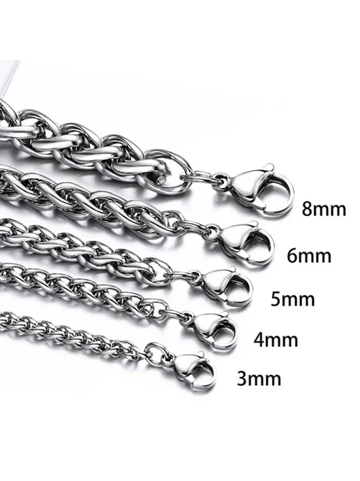 Нет бренда Цепочка из нержавеющей стали 316L, 70 см, 3mm wide, 316 л, фото 6