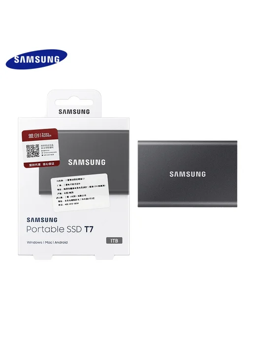 Samsung T7 SSD 1 ТБ, Blue, 1 ТБ, фото 6
