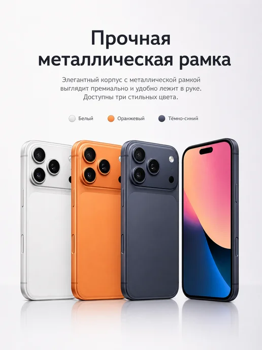 Смартфон Apple iPhone 18 Promax 1 ТБ, оранжевый, фото 9