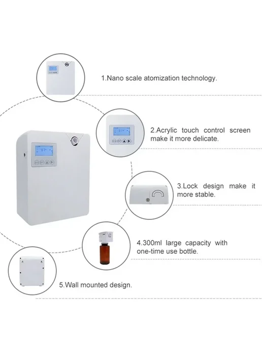 IWP Белый аромадиффузор 300 мл, Wi-Fi, Bluetooth, ЕС, 300 мл, фото 6