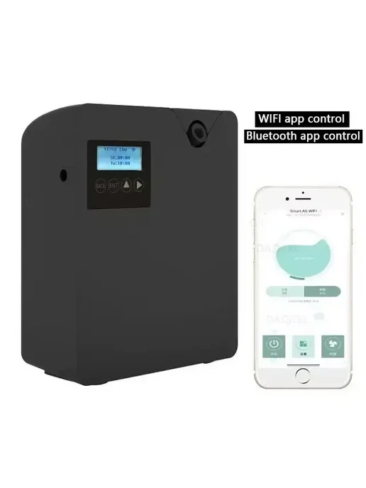 IWP Черный ароматический диффузор 300 мл, Wi-Fi, Bluetooth, 300 мл