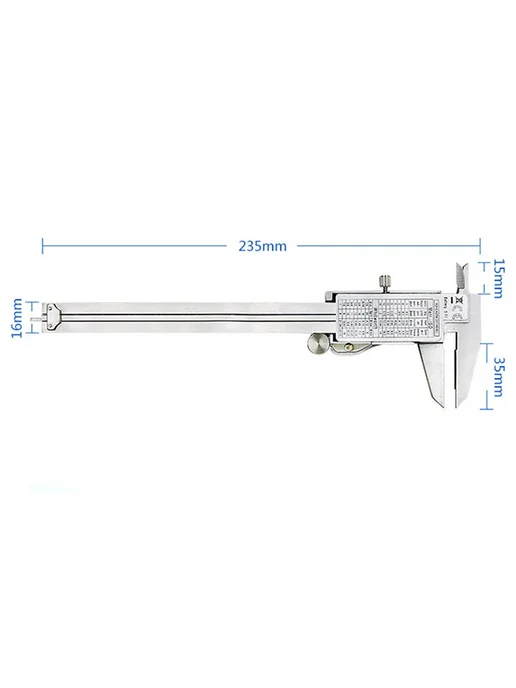 JINGTOOL Цифровой штангенциркуль 0-150 мм, вариант, фото 7