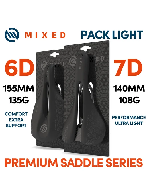 Mixed Седло 8D Pack Light 149mm, вариант, фото 2