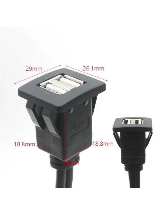 ATOCOTO USB кабель-адаптер 4 6-контактный, двойной USB гнездо, вариант, фото 3