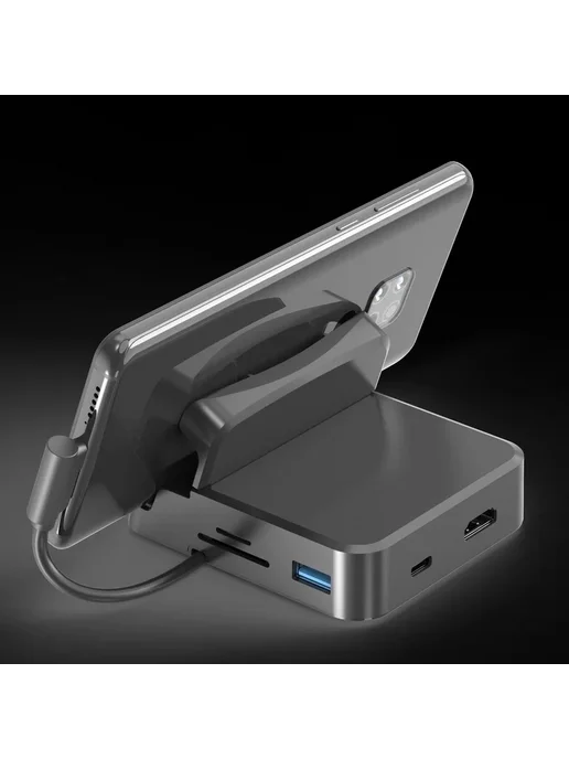 Нет бренда Док-станция 8 в 1 usb-c HDMI, Dex Pad, для зарядки, для Sams, вариант, фото 2