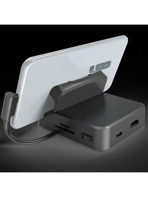 Нет бренда Док-станция 8 в 1 usb-c HDMI, Dex Pad, для зарядки, для Sams, вариант, фото 6