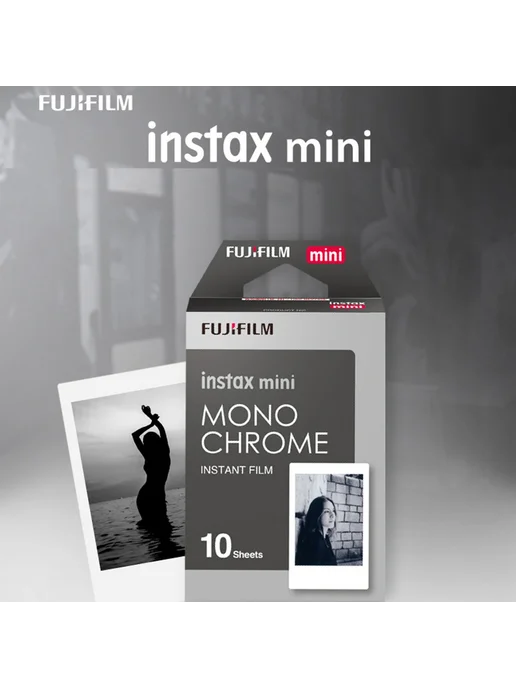FUJIFILM Instax Mini Monochrome 20 Sheets, вариант, фото 2