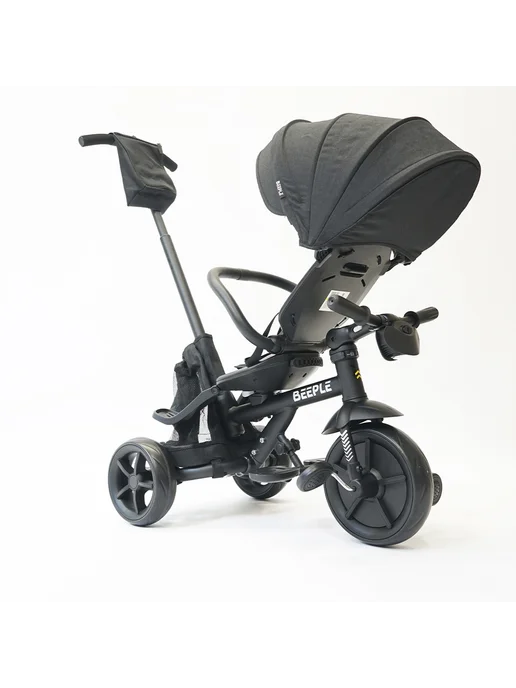 Beeple Велосипед трехколесный Mini Trike Black, черный, фото 3