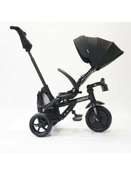 Beeple Велосипед трехколесный Mini Trike Black, черный, фото 6
