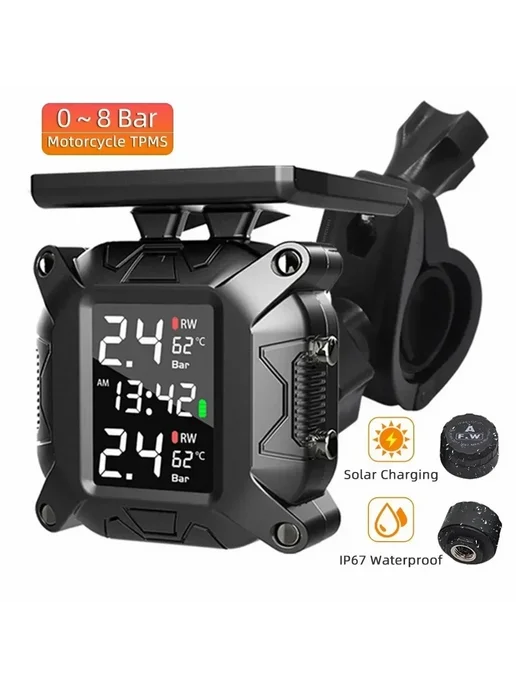 Нет бренда M7 Solar TPMS Датчик давления в шинах мотоцикла, вариант, фото 2