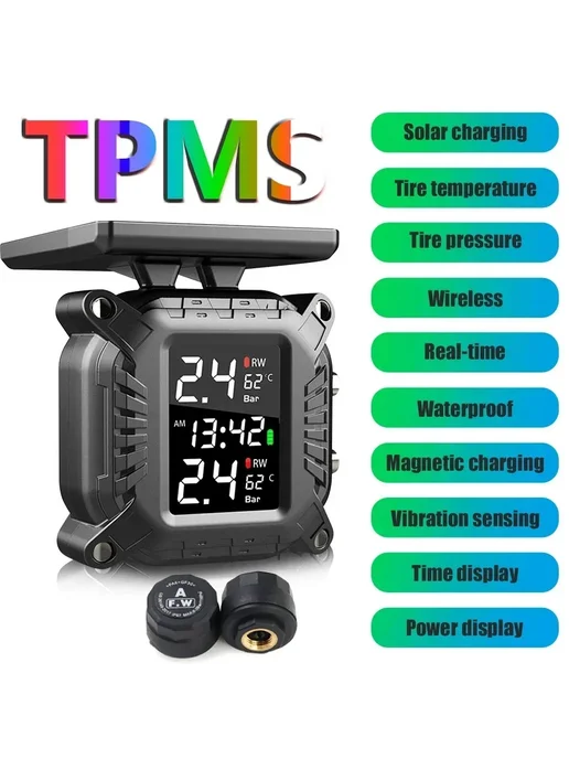 Нет бренда M7 Solar TPMS Датчик давления в шинах мотоцикла, вариант, фото 3