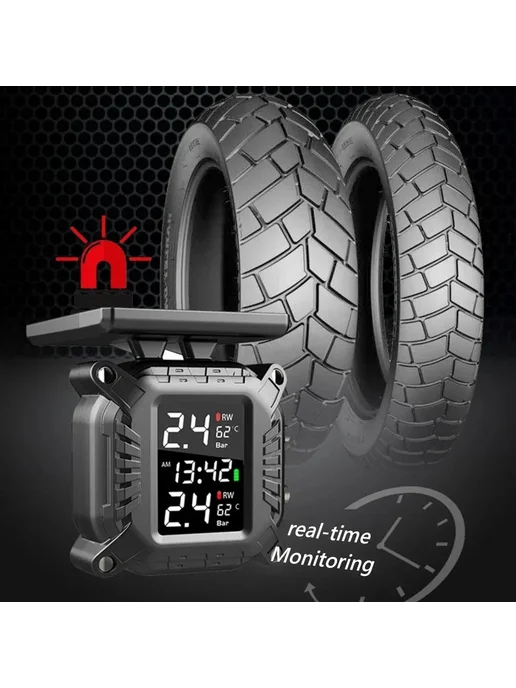 Нет бренда M7 Solar TPMS Датчик давления в шинах мотоцикла, вариант, фото 6