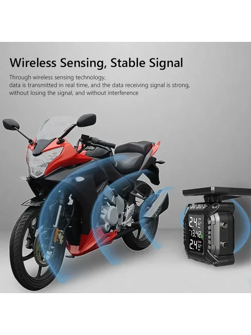 Нет бренда M7 Solar TPMS Датчик давления в шинах мотоцикла, вариант, фото 7