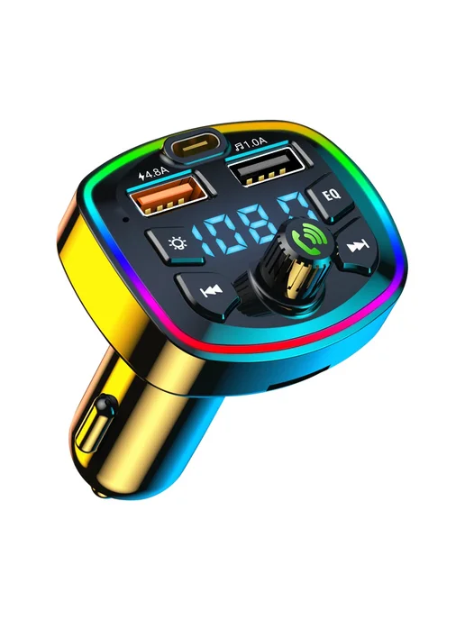 WYMECT Автомобильный Bluetooth 5,0 FM-передатчик PD 18 Вт Type-C Du, 18 Вт, фото 6