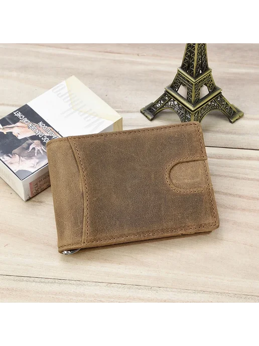 Newsbirds Мужской кошелек из кожи Light Brown (1003), коричневый