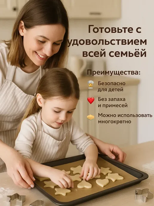 ТА1612 Бумага для выпечки 8 м × 38 см силиконизированная, 8 м, фото 3